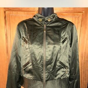 Baby phat Green bomber jacket